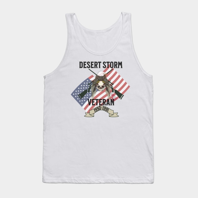 Desert Storm Veteran Tank Top by Kingdom Arts and Designs